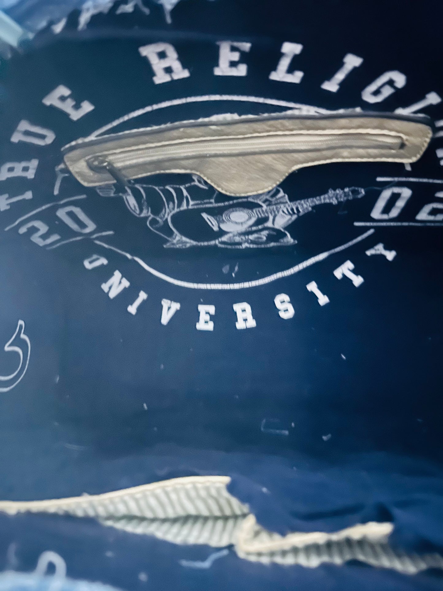 Stylish Denim Patchwork Tote